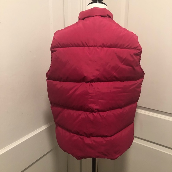 Ll bean down filled winter snow puffer vest size large - Picture 3 of 4